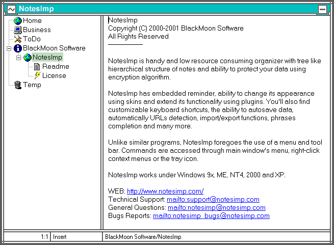 NotesImp Lite Screenshot